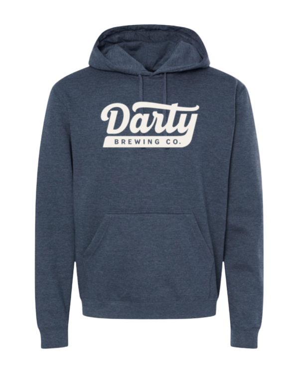 Darty Brewing Heather Navy Unisex Pullover Hoodie