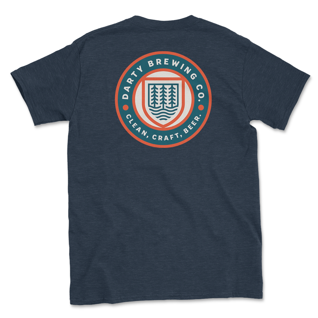 Darty Brewing Heather Navy T-Shirt