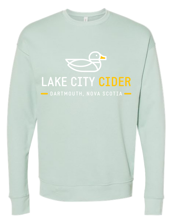 Lake City Cider Dusty Blue Crew Neck Sweater