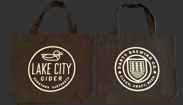 Darty Brewing/Lake City Tote Bag - Black
