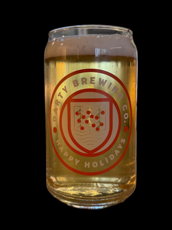 16oz Darty Brewing Holiday Glass