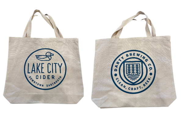 Darty Brewing/Lake City Tote Bag - Beige