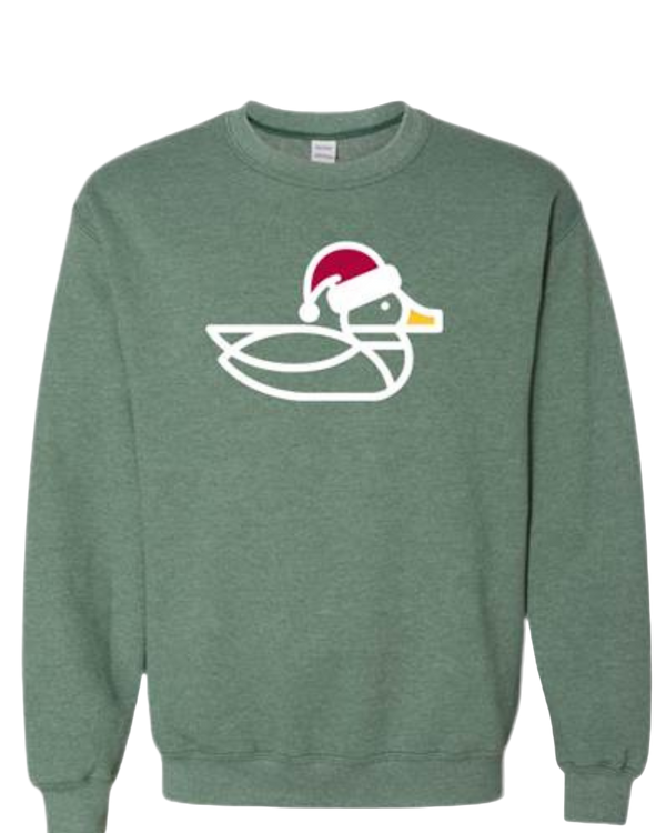 Lake City Cider Santa Duck Crew Neck Sweater